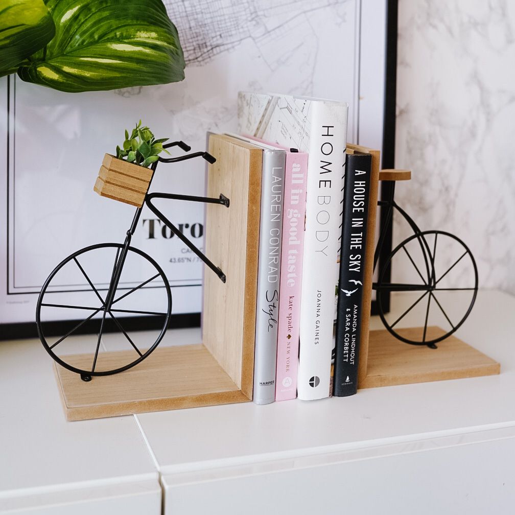 NKS Line - Set of 2 Bicycle Bookends