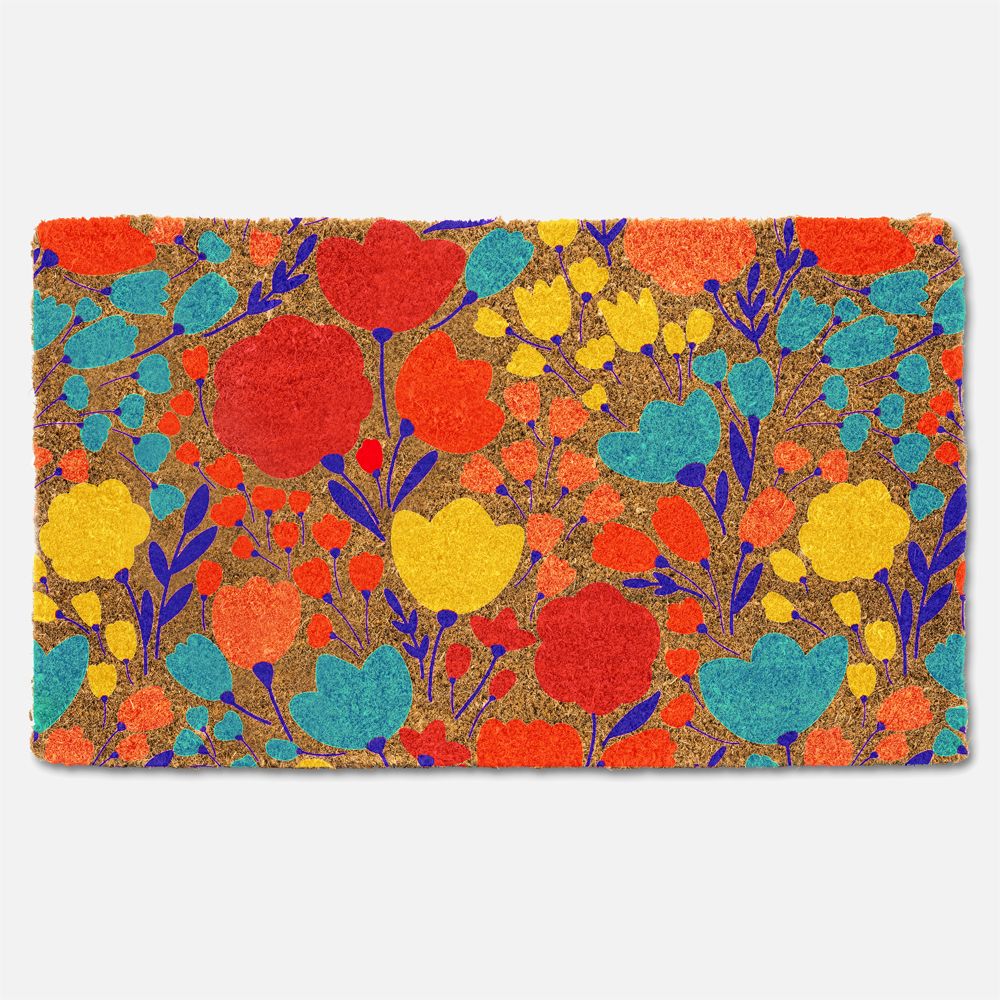 NKS Line - All Over Bright Bloom Coir Mat