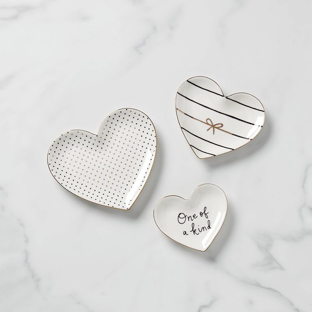 NKS Line - Kate Spade A Charmed Life Heart Catch All Dish Set of 3