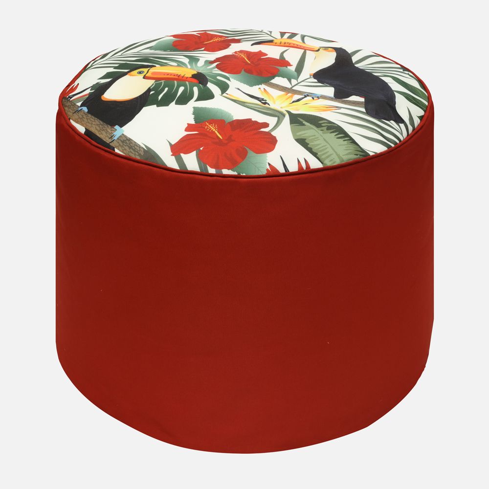 NKS Line - Printed Outdoor Pouf - Tropicana