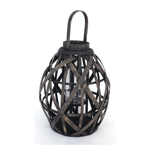 NKS Line - X Cage Look Lantern - Brown