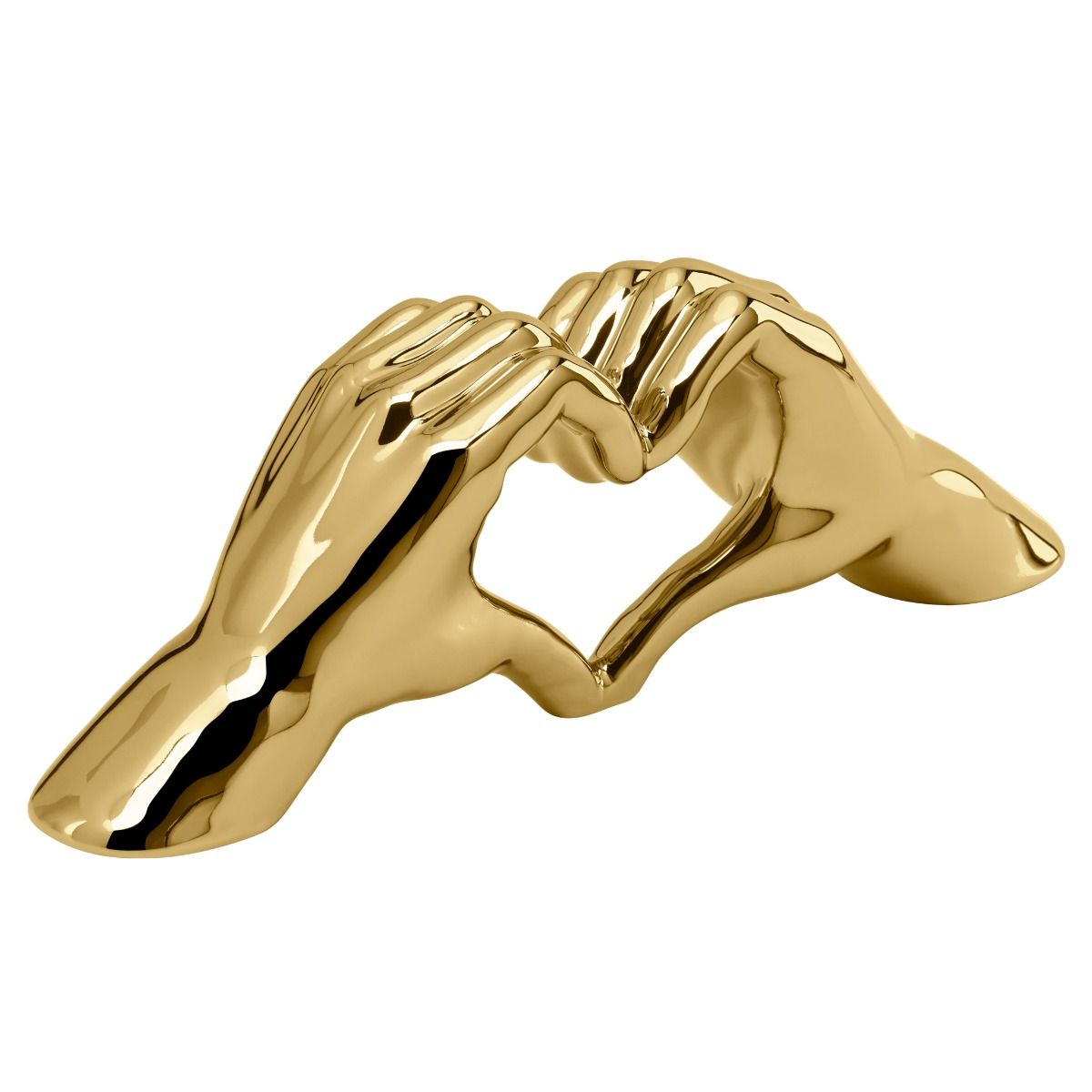 NKS Line - Love Gesture Hand Sculpture by Torre & Tagus - Gold